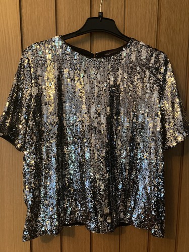Silver short sleeve - m&s,